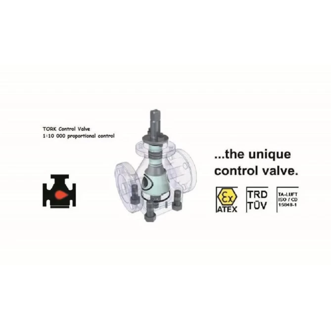 TORK - KV 915 Серия Пропорциональных Шаровых Клапанов для Высокой Температуры и Давления gallery image 1